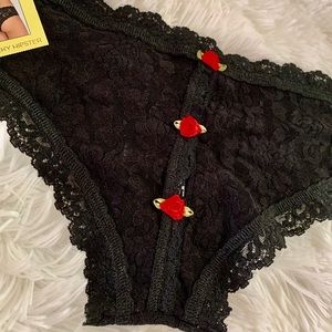 NWT Hanky Panky Cheeky Hipster Rosette Size Small